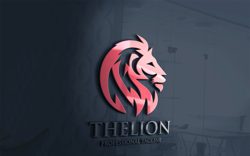Download Шаблон логотипа "The Lion Logo Template" / The Lion Logo Template - Шаблон логотипа на тему графика animal,bold,business,consultant,corporate,digital,finance,finances,financial,firm,fund,investing,investment,king,kingdom,lion,majestic,marketing,media,monarchy