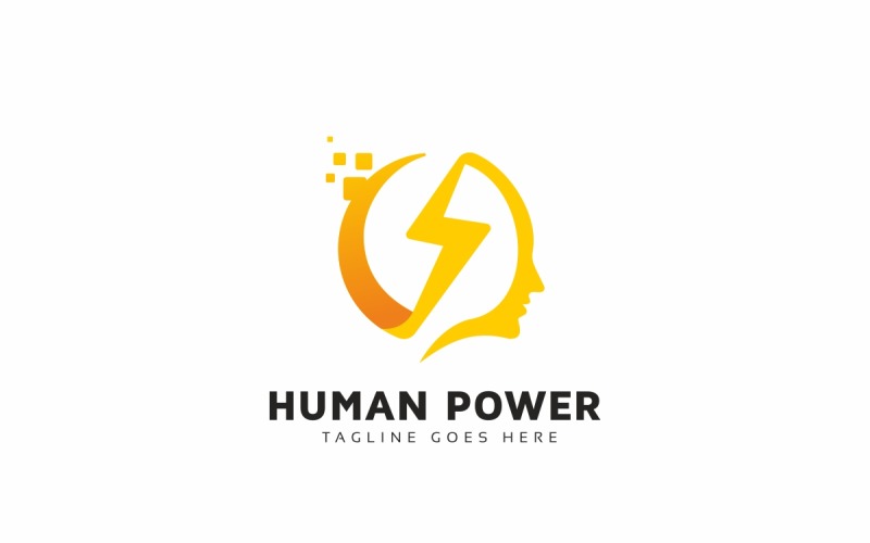 Human Power Logo Template