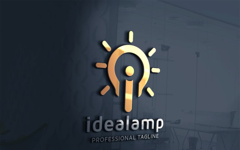 Download Шаблон логотипа "Idea Lamp letter i v.2 Logo Template" / Idea Lamp letter i v.2 Logo Template - Шаблон логотипа на тему графика brain,brand,branding,bulb,business,colorful,colour,company,connection,corporative,creative,design,idea,ideas,lamp,logo,logotype,person,personal,print ready