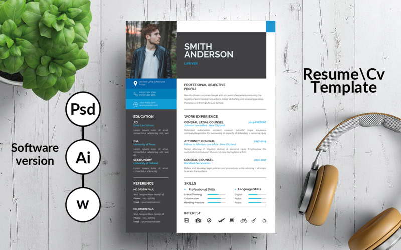 Download Резюме "Lawyer Resume Template" / Lawyer Resume Template - Резюме на тему графика color cover editable lawyer letter printable resume vector cv,artist creative curriculum customer designer lawyer manager marketing minimalist modern printable professional resume service tem