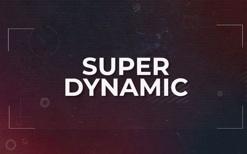 Super Dynamic - Final Cut Pro-sjabloon