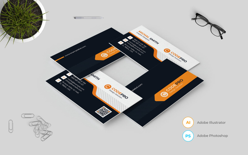 Download Фирменный стиль "Creative Business Card - Corporate Identity Template" / Creative Business Card - Corporate Identity Template - Фирменный стиль на тему графика business card,company card,branding,card,business,creative,graphic,company,modern