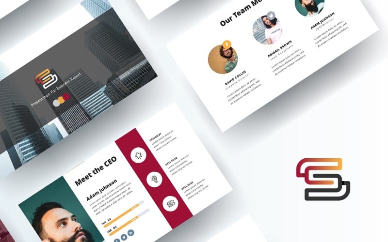 Free Business Presentation PowerPoint template