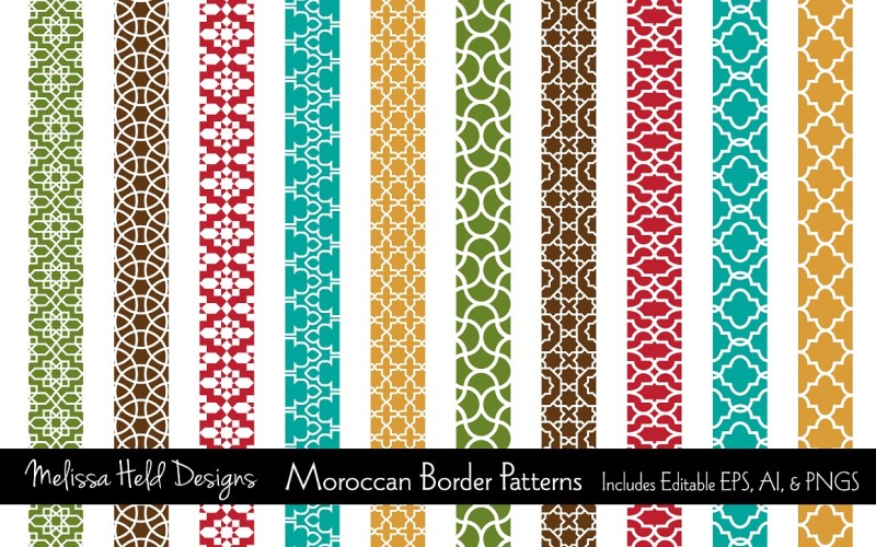 Marockansk gränsmönster