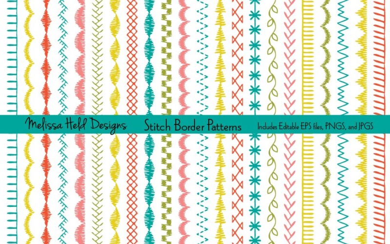 Motif de bordure de point