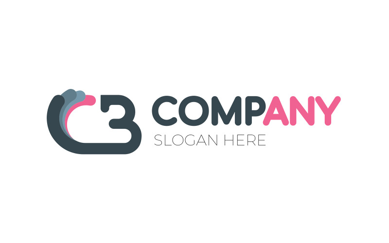 3 Wave + Free PSD Logo Template