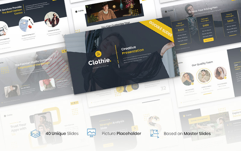 Clothie - Слайди Creative Business Google