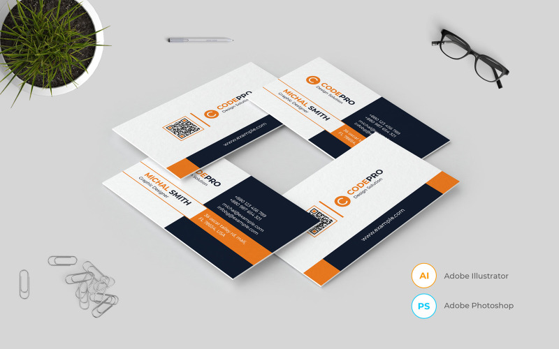 Download Фирменный стиль "Creative Business Card - Corporate Identity Template" / Creative Business Card - Corporate Identity Template - Фирменный стиль на тему графика business card,card,company,minimal,modern,branding,brand,company card,design,graphic