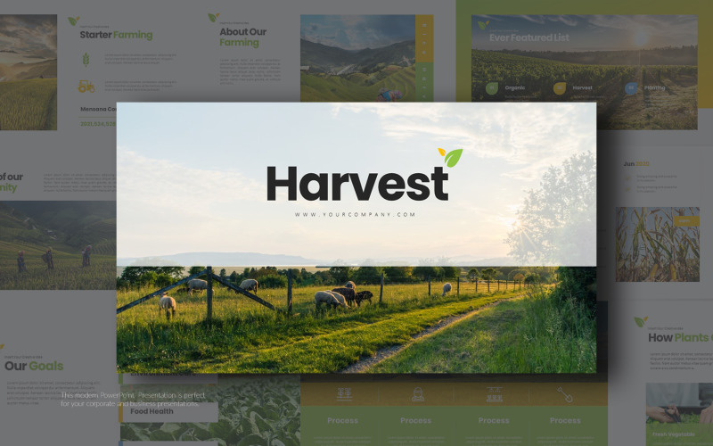 Harvest - Keynote şablonu