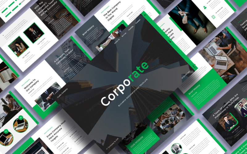 Modèle PowerPoint d'entreprise - entreprise