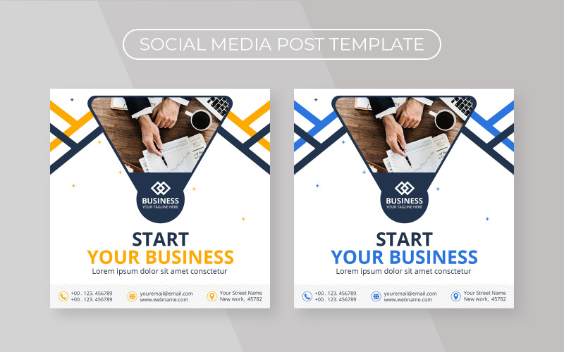 Download Шаблон для соцсетей "Business Instagram Post Banner Template Set for Social Media" / Business Instagram Post Banner Template Set for Social Media - Шаблон для соцсетей на тему графика banner,flyer,business,sale,design,template,office,instagram,shapes,marketing,leaflet,coupon,web,digital,advertising,square,social,corporate,creative,new