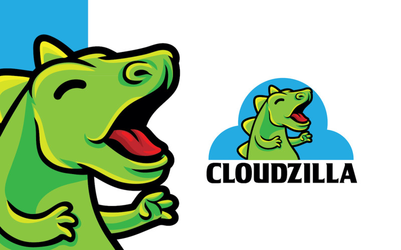 Cloudzilla Digital Server Logo Template