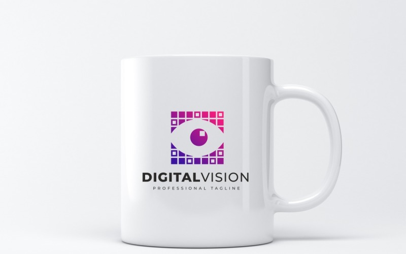 Download Шаблон логотипа "Digital Vision Logo Template" / Digital Vision Logo Template - Шаблон логотипа на тему графика abstract,alarm,brand,branding,business,colorful,creation,creative,creativity,data,digital,eye,it,lens,marketing,matrix,media,multimedia,photo,photograph