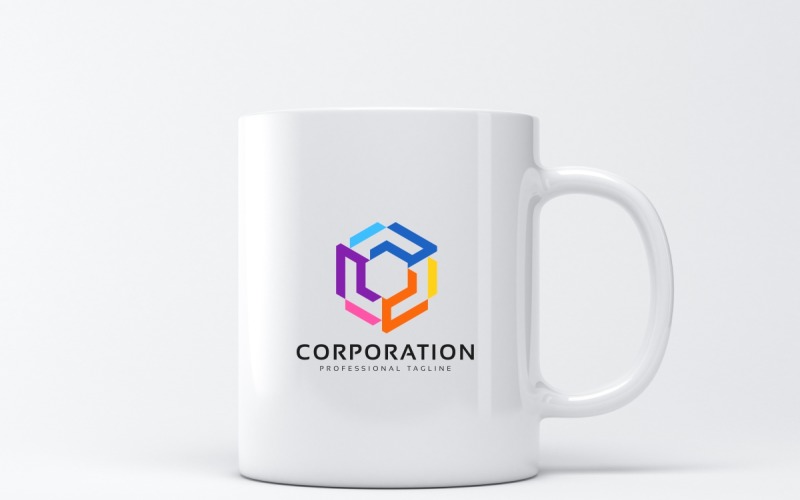 Download Шаблон логотипа "Hexagon Colorful Logo Template" / Hexagon Colorful Logo Template - Шаблон логотипа на тему графика abstract,aplications,app,application,architecture,brand,branding,business,color,colorful,construction,corporate,digital,engineering,factory,green,hardware,hexagon,identity,industry