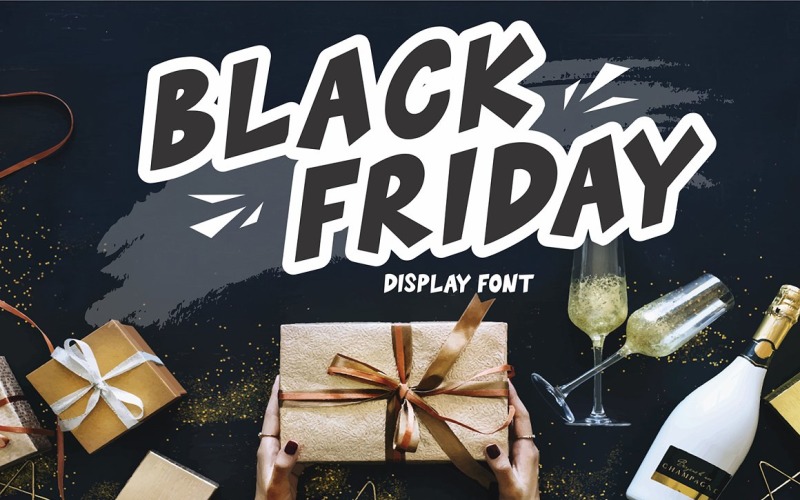 Download Шрифт "Black Friday - Display Font" / Black Friday - Display Font - Шрифт на тему графика sale,discount,black friday,display font,child,kids,cartoon,font,children,book story,funny,cute,fun sport
