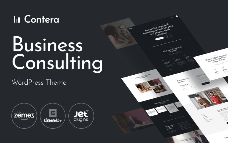 Contera - Financial Advisor & Business Consulting WordPress Theme