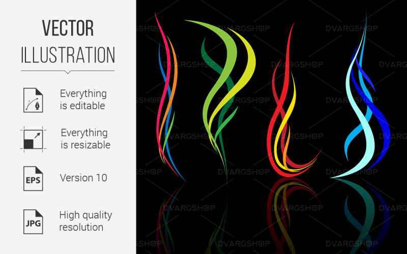 Ateş Simgesi - Vektör Görüntü