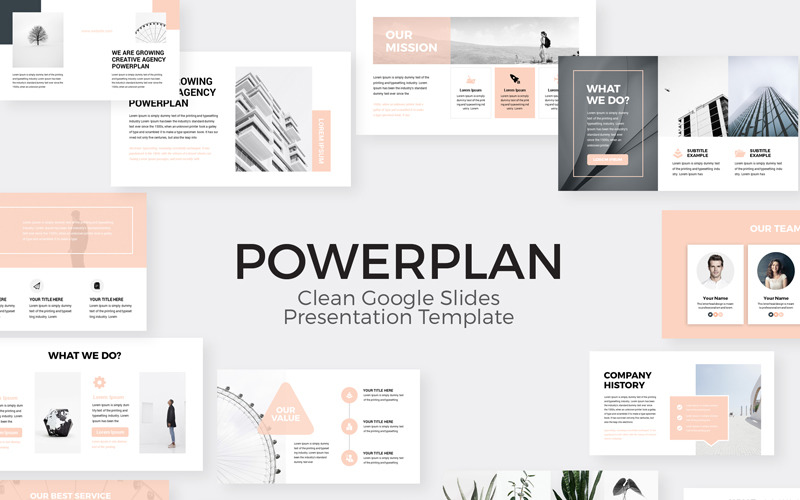 PowerPlan - Geschäftspräsentation Google Slides