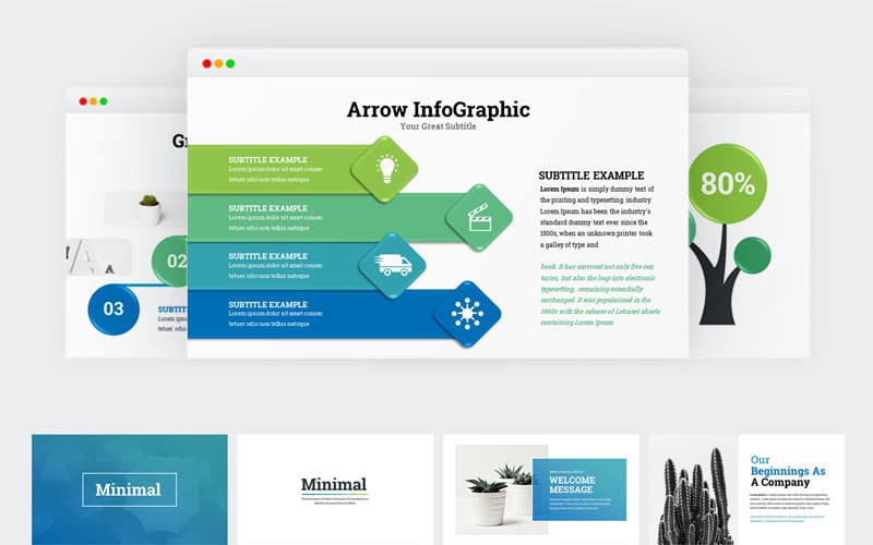 Presentazioni Google di infografica creativa