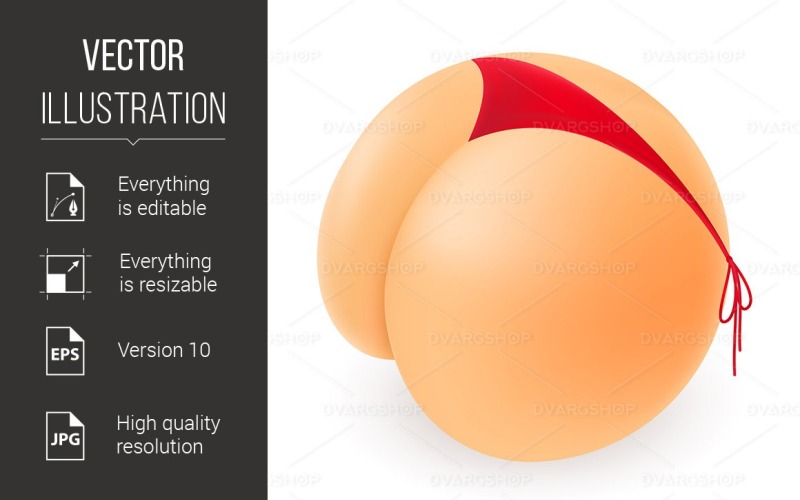 Download Vector "Buttocks - Vector Image" / Buttocks - Vector Image - Vector на тему графика booty,white,girl,buttocks,thong,red,erotic,female,skin,glamour,sensuality,long,woman,sexual,young,people,black,model,panties,desire