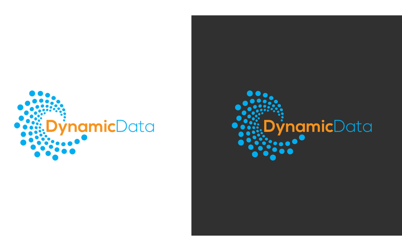 Download Шаблон логотипа "Dynamic-Data Logo Template" / Dynamic-Data Logo Template - Шаблон логотипа на тему графика data,logo,dynamic,vector,cmyk,design,trading,infinity,finance,fast finance,consulting
