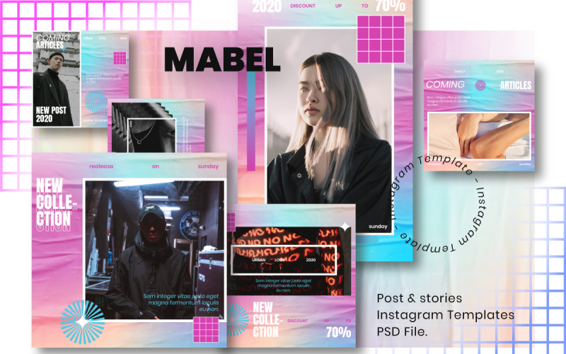 Mabel Social Media-sjabloon