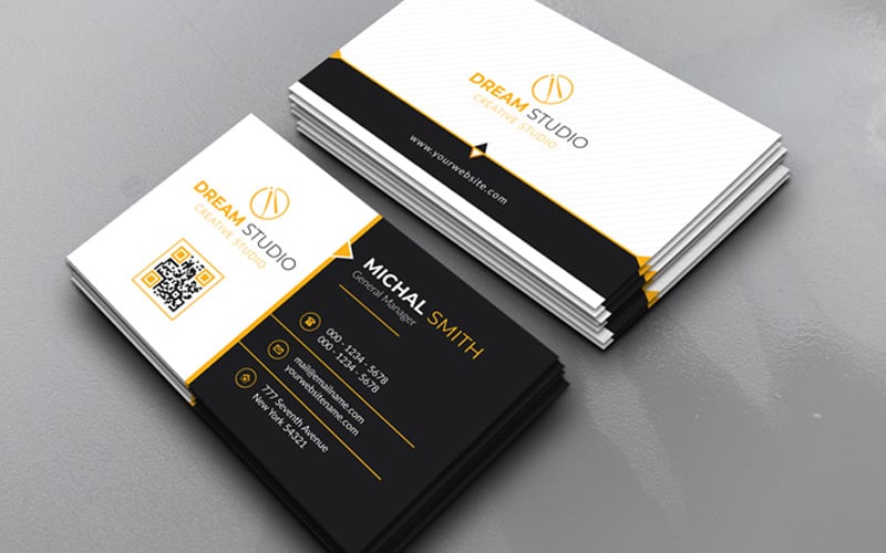 Download Фирменный стиль "Standard Dark Business Card - Corporate Identity Template" / Standard Dark Business Card - Corporate Identity Template - Фирменный стиль на тему графика business card,corporate business card,spa,photography,creative,business,food,red,green,blue,official,water color,professional,modern,art,standard,purply,colorful,card