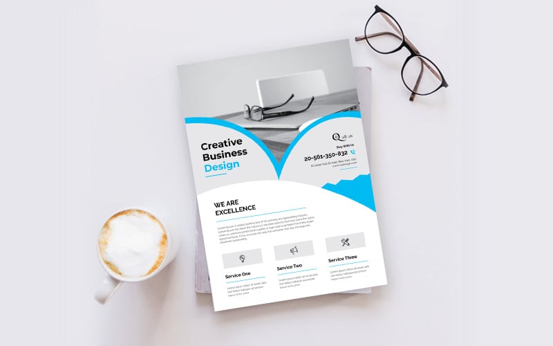 Download Фирменный стиль "Business Flyer - Corporate Identity Template" / Business Flyer - Corporate Identity Template - Фирменный стиль на тему графика template,flyer,business,modern,poster,corporate,design,a4,creative,simple,company,print,style,concept,element,sales,icon,idea,elegant,stylish