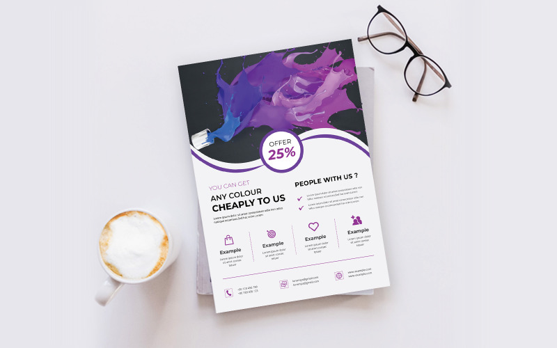 Download Фирменный стиль "Creative Colorful Flyer - Corporate Identity Template" / Creative Colorful Flyer - Corporate Identity Template - Фирменный стиль на тему графика template,flyer,business,modern,poster,corporate,design,a4,creative,simple,company,print,style,concept,element,sales,icon,idea,elegant,stylish