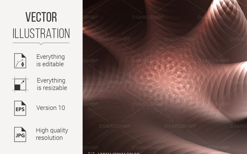 Download Vector "abstract Copper Fractal Background - Vector Image" / abstract Copper Fractal Background - Vector Image - Vector на тему графика background,abstract,copper,fractal,fantasy,futuristic,brown,color,surreal,design,vibrant,motion,shape,chaos,polygon,structure,layer,texture,wave,modern