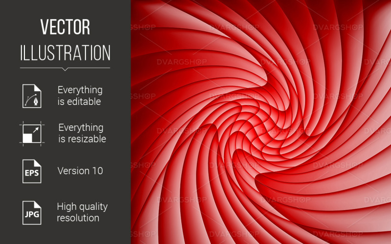 Fundo vermelho abstrato - imagem vetorial