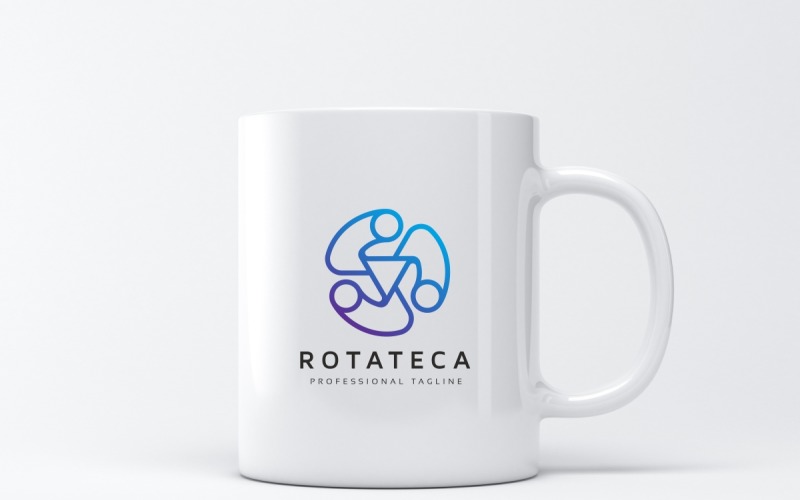 Download Шаблон логотипа "Rotation Logo Template" / Rotation Logo Template - Шаблон логотипа на тему графика build,business,clean,code,colorful,company,construction,corporate,design,firm,group,identity,letter,logo,maze,media,modern,pattern,play,psd