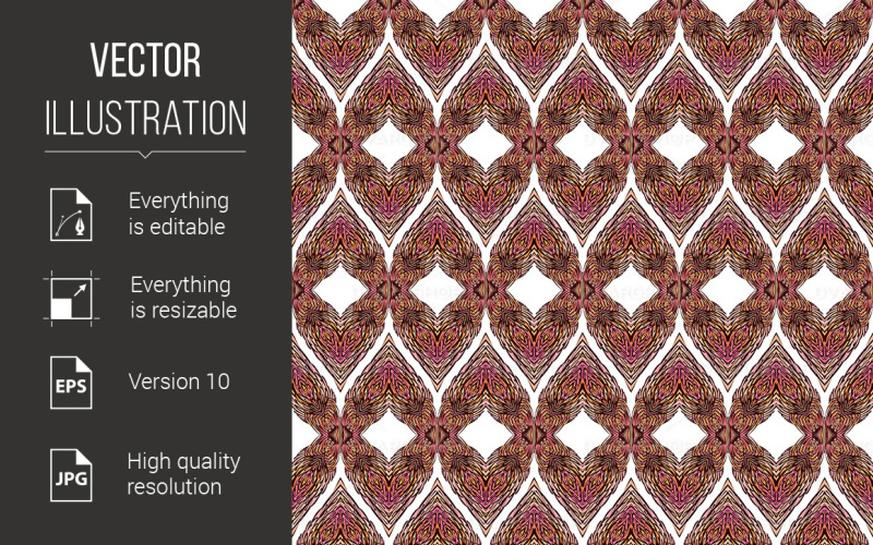 Download Vector "Seamless Pattern - Vector Image" / Seamless Pattern - Vector Image - Vector на тему графика pattern,seamless,fear,doodle,asian,fashion,graphic,textile,abstract,art,element,wallpaper,retro,artwork,illustration,line,repetition,drawing,ornate,bird