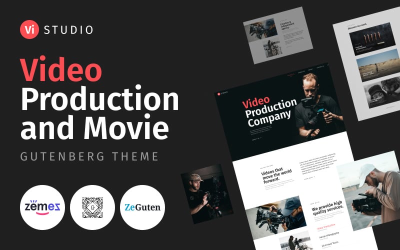 Vistudio - Videoproduktion und Film-WordPress-Theme