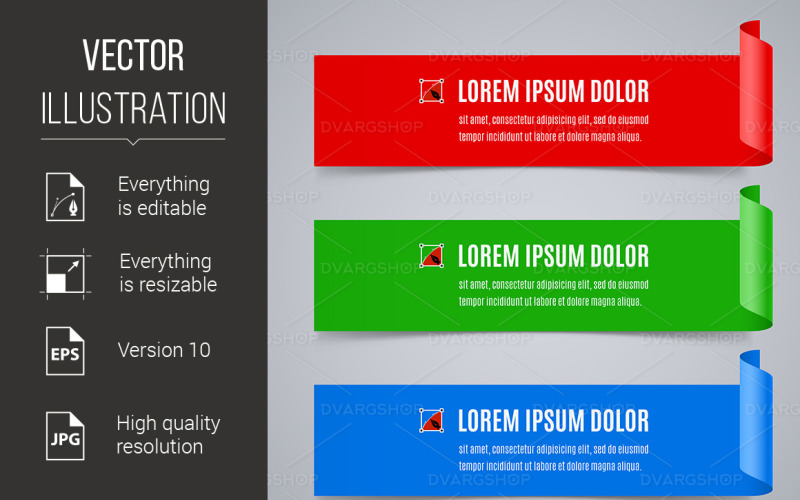 Download Vector "Abstract Banners - Vector Image" / Abstract Banners - Vector Image - Vector на тему графика paper,red,abstract,green,set,blue,horizontal,banner,template,promo,background,crystal,poster,frame,element,business,art,decoration,graphic,backdrop