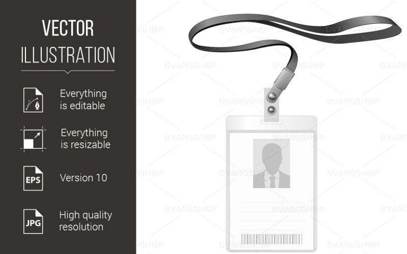 Blank Badge - Vector Image
