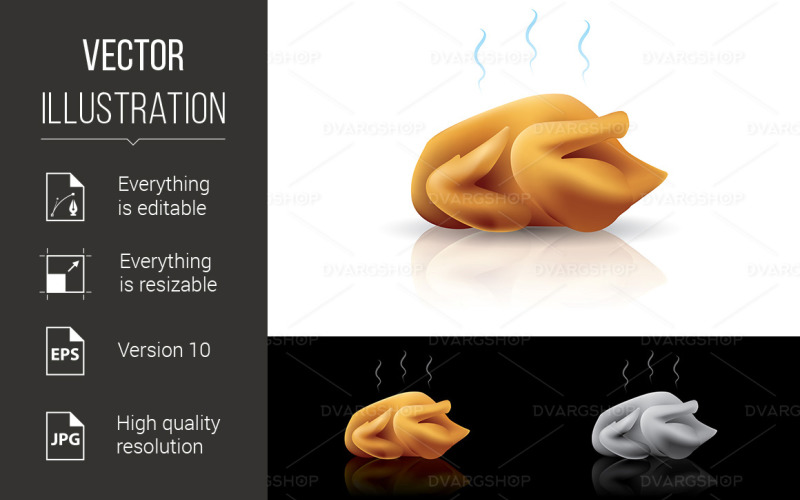 Pollo - Immagine Vettoriale