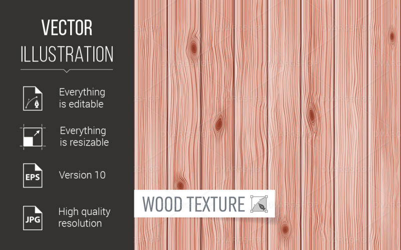 Download Vector "Wooden Texture - Vector Image" / Wooden Texture - Vector Image - Vector на тему графика texture,wooden,seamless,wood,material,decorative,pattern,natural,vector,board,background,decoration,nature,table,carpentry,structure,fashion,surface,plank,tree
