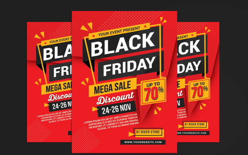 Black Friday Sale Event Flyer - Corporate Identity Template - Will There Be Graphic Card Deals Black Friday