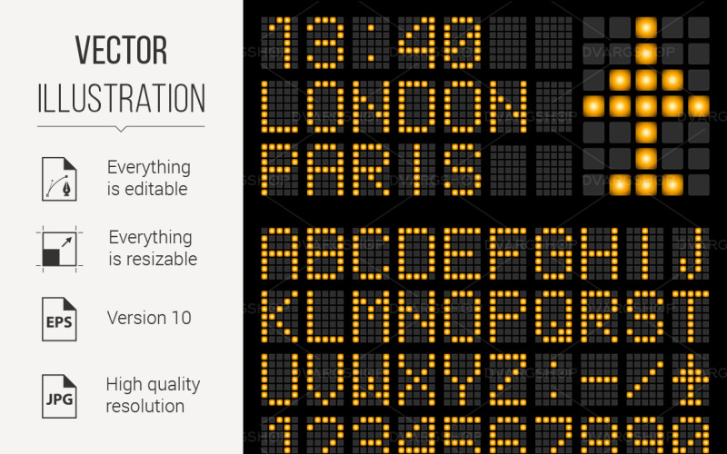 Download Vector "Set of Letters on a Mechanical Timetable - Vector Image" / Set of Letters on a Mechanical Timetable - Vector Image - Vector на тему графика set,mechanical,letters,illustration,airport,board,sign,departure,train,flight,icon,timetable,time,schedule,display,voyage,billboard,plane,tourism,travel