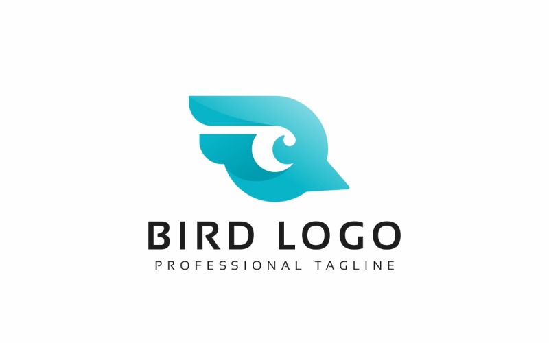 Download Шаблон логотипа "Bird Logo Template" / Bird Logo Template - Шаблон логотипа на тему графика abstract,animal,apparel,bird,brand,business,clothing,company,corporate,design,graphic,icon,identity,line,logo,minimalist,modern,nature,outline,professional