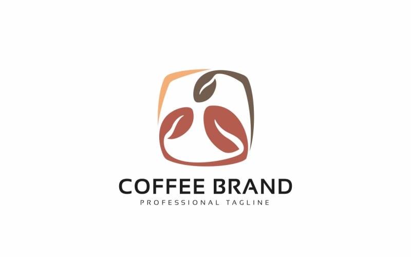 Download Шаблон логотипа "Coffee Brand Logo Template" / Coffee Brand Logo Template - Шаблон логотипа на тему графика blog,branding,cafe,chat cafe,chat logo,cmyk,coffee,coffee house,coffee logo,coffee shop,coffee talk,communication,creative,date cafe,discussion,energetic,forum,hot cafe,inspiration,internet c