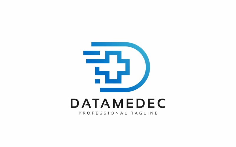 Download Шаблон логотипа "D Letter Medical Cross Logo Template" / D Letter Medical Cross Logo Template - Шаблон логотипа на тему графика d letter,box,care,caring,clinic,cross,cube,cubical,doctor,god,health,health cross,healthy,help,hexagon,hospital,life,med,medic,medical