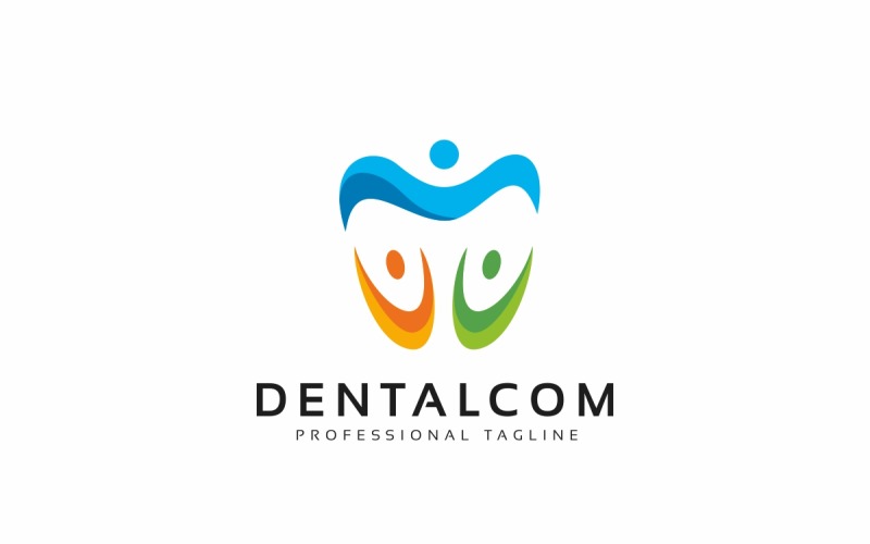 Download Шаблон логотипа "Dental Community Logo Template" / Dental Community Logo Template - Шаблон логотипа на тему графика person,tooth,dental,health,care,vector,community,icon,symbol,medical,illustration,dentistry,family,medicine,sign,abstract,smile,clean,graphic,design