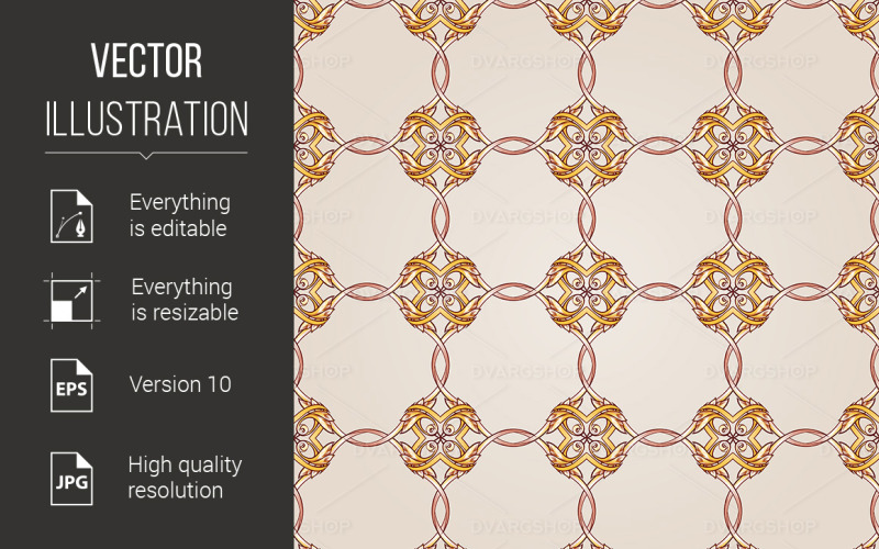 Download Vector "Pattern - Vector Image" / Pattern - Vector Image - Vector на тему графика pattern,henna,ornate,brown,seamless,style,textured,vector,backdrop,branch,swirl,traditional,design,image,flower,retro,elegance,deco,scroll,indian