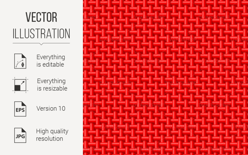 Download Vector "Seamless Pattern of Red Cloth - Vector Image" / Seamless Pattern of Red Cloth - Vector Image - Vector на тему графика cloth,red,color,texture,seamless,pattern,abstract,fabric,background,decorative,thread,wool,cover,ornament,art,backdrop,cotton,twist,decoration,lace