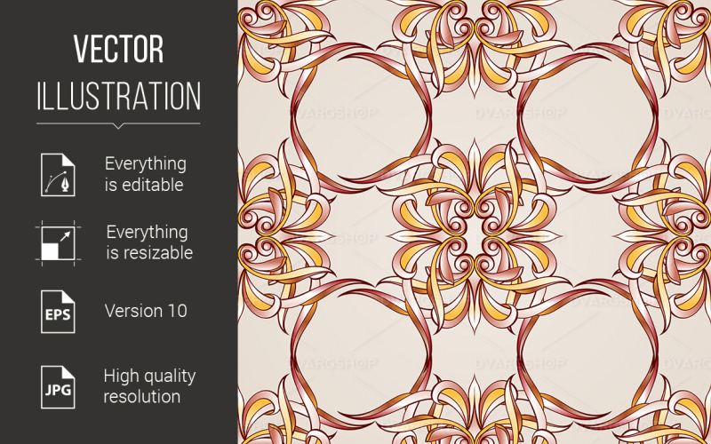 Download Vector "Seamless Pattern With Floral Elements Weaving - Vector Image" / Seamless Pattern With Floral Elements Weaving - Vector Image - Vector на тему графика seamless,pink,floral,pattern,background,burgundy,rose,pastel,yellow,brown,curl,curve,natural,flourish,ornamental,detail,decorative,retro,ornament,asian