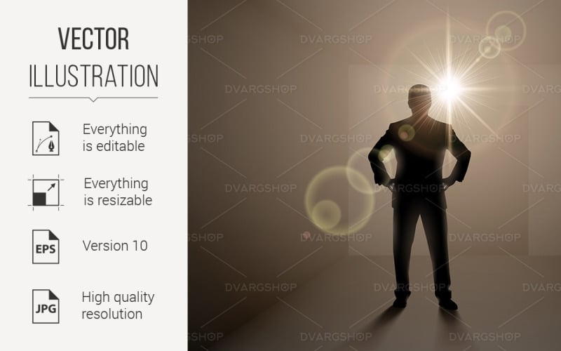 Download Vector "Man Standing Alone in the Room - Vector Image" / Man Standing Alone in the Room - Vector Image - Vector на тему графика man,room,dark,alone,sting,black,silhouette,light,prison,business,jail,future,depressive,flash,outline,people,suspense,person,one,confined