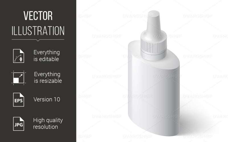 Download Vector "Medical Bottle - Vector Image" / Medical Bottle - Vector Image - Vector на тему графика medical,bottle,medicine,template,spray,cutout,illustration,cap,drops,healthcare,healthy,lotion,treatment,icon,packaging,one,drop,rapy,illness,blank