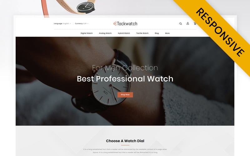 Antique Watch Store PrestaShop Theme